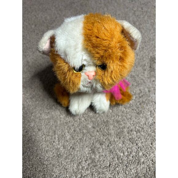 Tyco Kitty Kitty Kittens Orange White Plush Calico Purr Vtg 1992 Stuffed 90s